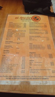 Menu photo 2 El Rincón de la Abuela Tlaquepaque, JAL