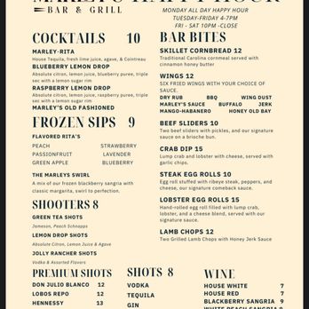 MARLEY’S BAR AND GRILL - Updated July 2025 - 234 Photos & 104 Reviews ...