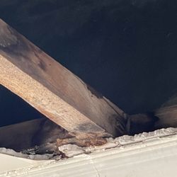 EGI Resort & Hotel - Ceiling damage caused by repeated unresolved water damage of penthouse owner Mrs. Ganzon, a slumlord