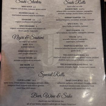 The Joint - Happy Hour Menu - Gastropubs Near Me - San Diego, California