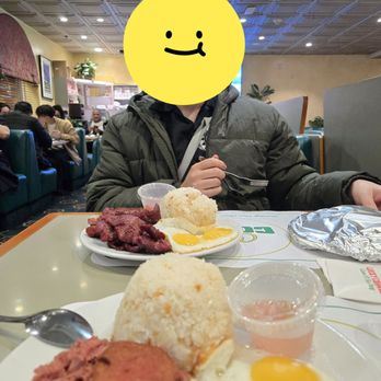 Cafe Colma - combo silog (comsilog), includes choice of two proteins - Filipino Near Me - Colma, California