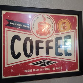 Warehouse Coffee - Cool coffee-based poster. - Coffee & Tea Near Me - Spring Hill, Florida