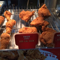 Krispy Krunchy Chicken - Even gives you the calories in case you need them