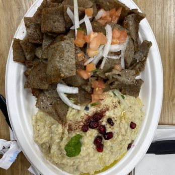 De Babel - Gyro Plate, Baba Ghanoush Side - Mediterranean Near Me - Scottsdale, Arizona De Babel - Gyro Plate, Baba Ghanoush Side - Mediterranean Near Me - Scottsdale, Arizona