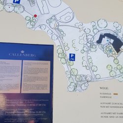 Schloß Callenberg - Lageplan