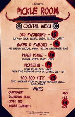 Menu photo 3 Lovejoy's Pickle Room Santa Barbara, CA Menu photo 3 Lovejoy's Pickle Room Santa Barbara, CA