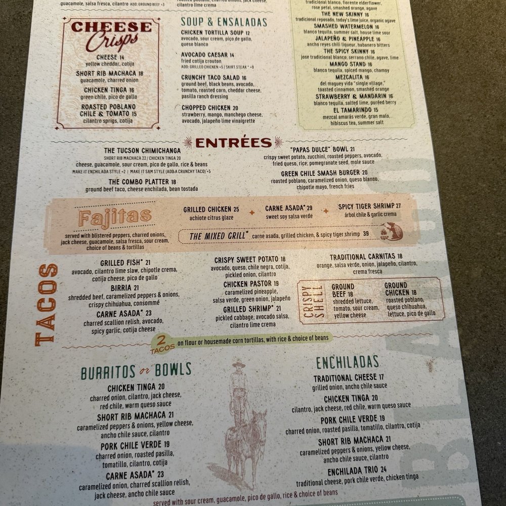 Blanco Cocina + Cantina - Menu June 2026 - Tacos Near Me - San Diego, California
