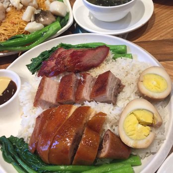 Koi Palace Express - Chef's choice combo rice plate ($12.88) - Cantonese Near Me - Dublin, California Koi Palace Express - Chef's choice combo rice plate ($12.88) - Cantonese Near Me - Dublin, California