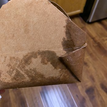 Thai Duvall - Oil from mama noodles seeping out of the to-go box for leftovers after one night in the fridge. - Thai Near Me - Duvall, Washington Thai Duvall - Oil from mama noodles seeping out of the to-go box for leftovers after one night in the fridge. - Thai Near Me - Duvall, Washington