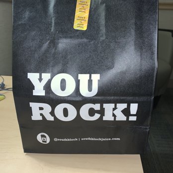 South Block - tamper proof packaging because I rock! :) - Acai Bowls Near Me - Arlington, Virginia