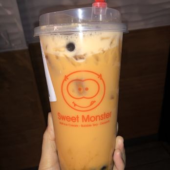 Sweet Monster - Thai milk tea with boba - Ice Cream & Frozen Yogurt Near Me - Oak Park, Illinois