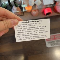 The Universal Connection Store - Crystal info
