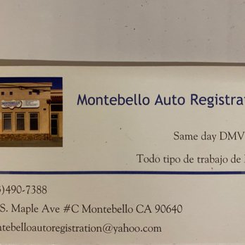 Montebello Auto Registration - Registration Services Near Me - Montebello, California Montebello Auto Registration - Registration Services Near Me - Montebello, California