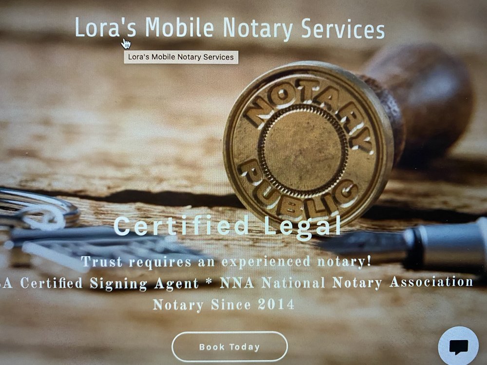 LORA’S MOBILE NOTARY SERVICES Camarillo, California Notaries