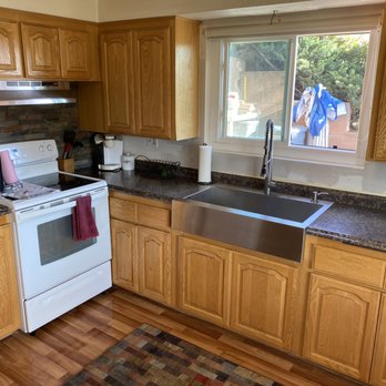 Combat Plumbing - New farm sink and faucet installed - Water Heater Installation/Repair Near Me Combat Plumbing - New farm sink and faucet installed - Water Heater Installation/Repair Near Me