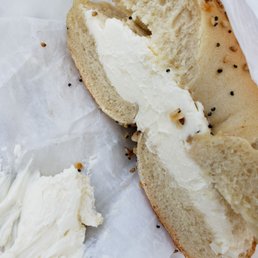 Untoasted bagels