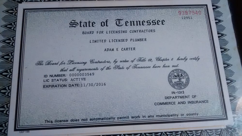 Slide of Carter Plumbing & Drains