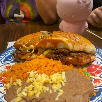 Tacotlan - Birria torta dinner - Mexican Near Me - Chicago, Illinois