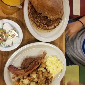 DeLuca's Diner - Steel City Breakfast (with peanut butter pancakes) - Breakfast & Brunch Near Me - Pittsburgh, Pennsylvania DeLuca's Diner - Steel City Breakfast (with peanut butter pancakes) - Breakfast & Brunch Near Me - Pittsburgh, Pennsylvania