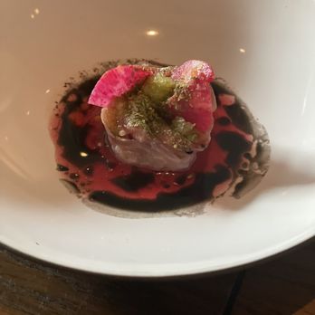 Hestia - Crudo rockfish - New American Near Me - Austin, Texas Hestia - Crudo rockfish - New American Near Me - Austin, Texas