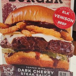 Arby's - September 2023 this thing is selling really good. three different kinds of meat all together ground beef elk and venison