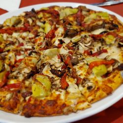 Rene's Pizza Blacktown - Tuscan pizza. Baked to perfection!