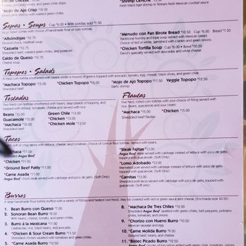 Teresa's Mosaic Cafe - Menu page 1 - Mexican Near Me - Tucson, Arizona Teresa's Mosaic Cafe - Menu page 1 - Mexican Near Me - Tucson, Arizona