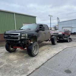 Redneck Customs - Towing back to the shop!