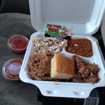 Pig Park BBQ - 2 way combo pulled pork and brisket - Barbeque Near Me - Ware, Massachusetts Pig Park BBQ - 2 way combo pulled pork and brisket - Barbeque Near Me - Ware, Massachusetts