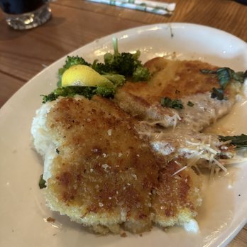 BJ's Restaurant & Brewhouse - Parmesan-Crusted Chicken (no tomatoes). My boyfriend lover this dish and the mashed potatoes are great! - New American Near Me - Gainesville, Florida BJ's Restaurant & Brewhouse - Parmesan-Crusted Chicken (no tomatoes). My boyfriend lover this dish and the mashed potatoes are great! - New American Near Me - Gainesville, Florida