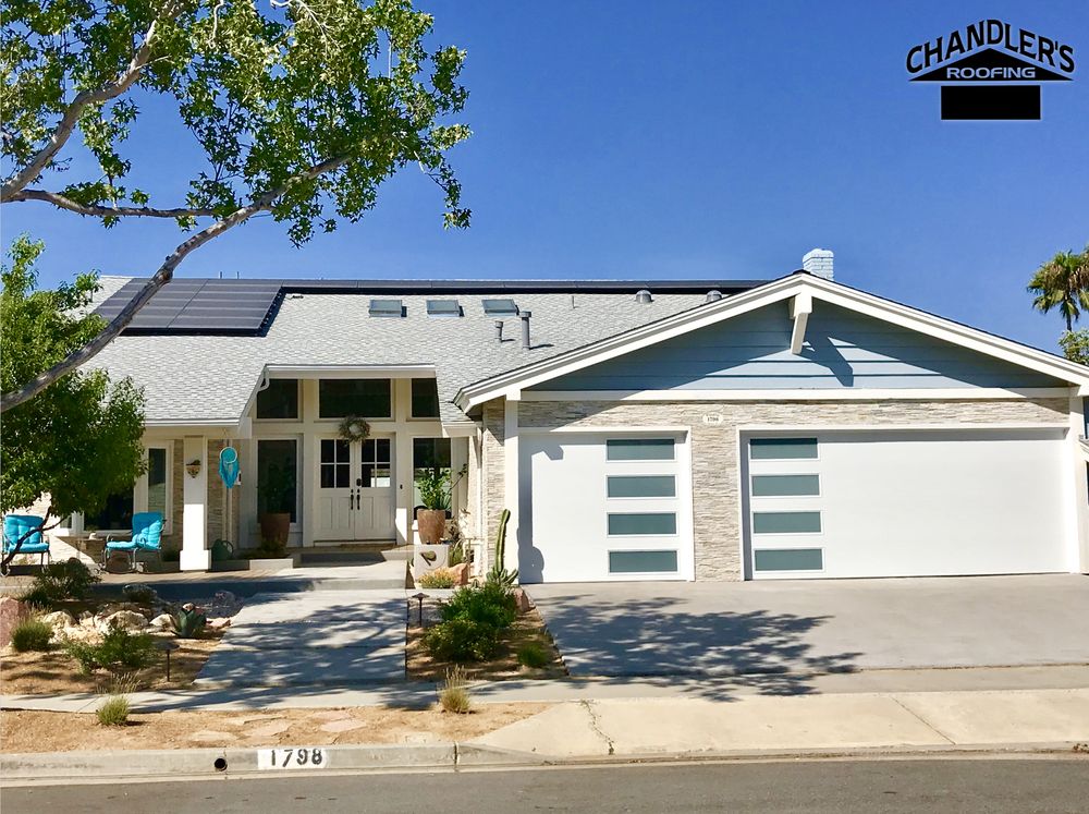 Slide of Chandler's Roofing