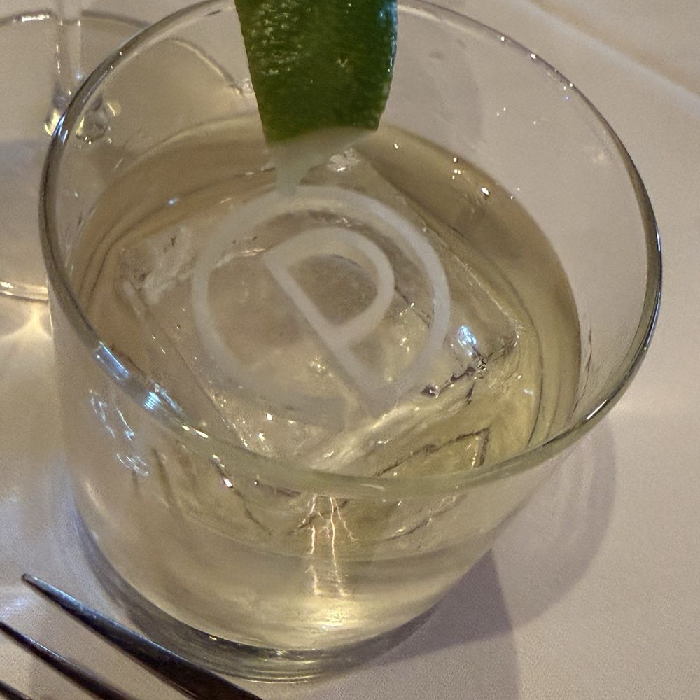 Ocean Prime - Monogrammed ice in tequila - Seafood Near Me - Nashville, Tennessee Ocean Prime - Monogrammed ice in tequila - Seafood Near Me - Nashville, Tennessee