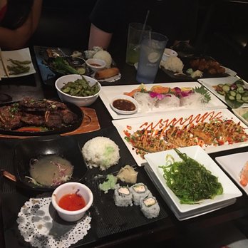 Sushi Yukiya - Kalbi, seaweed salad, salmon sashimi, octopus salad, and just so much good food. - Sushi Bars Near Me - Oceanside, California Sushi Yukiya - Kalbi, seaweed salad, salmon sashimi, octopus salad, and just so much good food. - Sushi Bars Near Me - Oceanside, California