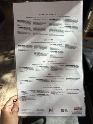 Menu photo 8 Aqui Cal-Mex Campbell, CA