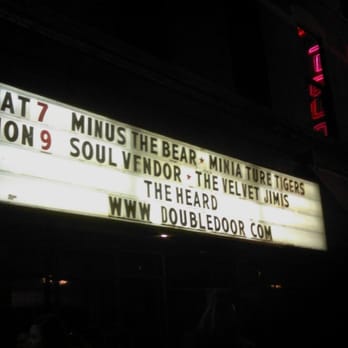 Double Door - The marquee out front - Music Venues Near Me - Chicago, Illinois