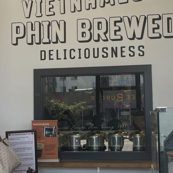 Saigon Coffee - Inside - coffee brewing window - Vietnamese Near Me - San Diego, California Saigon Coffee - Inside - coffee brewing window - Vietnamese Near Me - San Diego, California