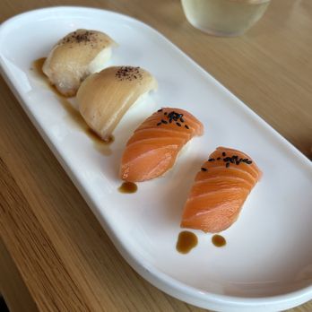 Tancho - Salmon and hamachi - Sushi Bars Near Me - Austin, Texas Tancho - Salmon and hamachi - Sushi Bars Near Me - Austin, Texas