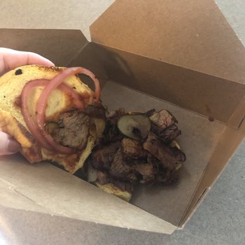 Industry - Brisket Sandwich - New American Near Me - San Marcos, Texas