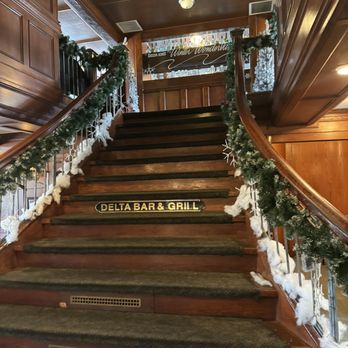 Pilothouse Restaurant - Stairway to the upstairs bar.... - New American Near Me - Sacramento, California