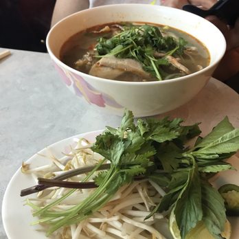 Saigon Restaurant - Rice vermicelli soup with beef - Vietnamese Near Me - Albuquerque, New Mexico