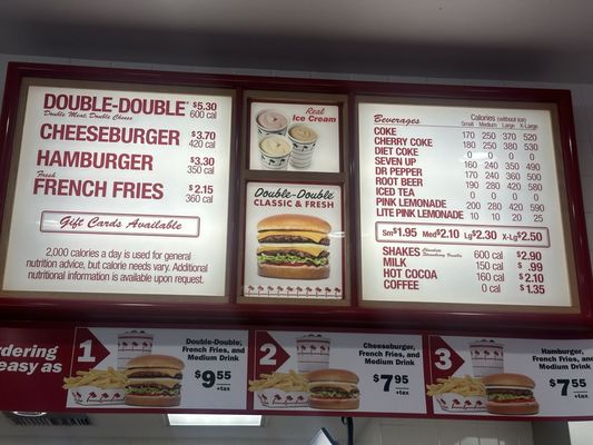 Menu photo 2 In-N-Out Burger Las Vegas, NV Menu photo 2 In-N-Out Burger Las Vegas, NV