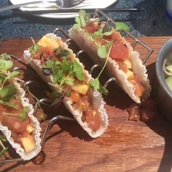 Las Brisas - Ahi tacos hit the spot on this sunny day! :-) - Mexican Near Me - Laguna Beach, California