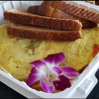 Guieb Cafe - Da Local Omelette $12 - New American Near Me - Honolulu, Hawaii