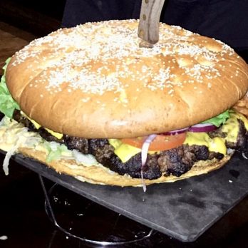 Jake Melnick's Corner Tap - Burger challenge! - Sports Bars Near Me - Chicago, Illinois