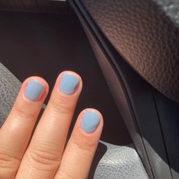 Cleaned up my cuticles and great polish job!!