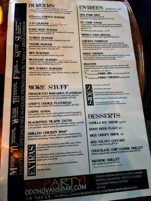 Menu photo 4 O'Donovan's Chicago, IL