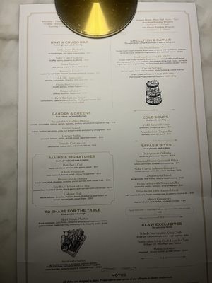 Menu photo 3 Klaw Miami Miami, FL