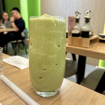 KungFu Kitchen - Green Tea Latte Smoothie - Chinese Near Me - Brookline, Massachusetts