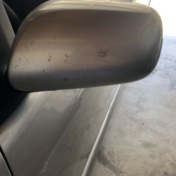 Quick Quack Car Wash - The mirror is still dirty - Car Wash Near Me - Hemet, California
