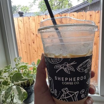 Shepherds Coffee - Enjoyed my macchiato at home on a rainy day - Coffee & Tea Near Me - San Diego, California Shepherds Coffee - Enjoyed my macchiato at home on a rainy day - Coffee & Tea Near Me - San Diego, California